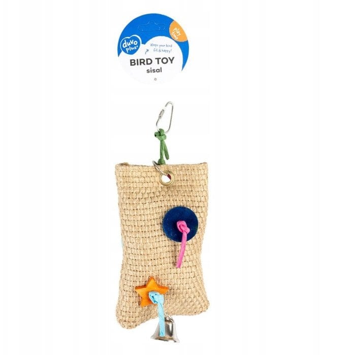 DUVO+ ZABAWKA DLA PTAKÓW SIZALOWA SASZETKA