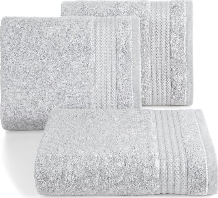 Eurofirany RĘCZNIK LARIS (03) 30 X 50 CM JASNOSZARY