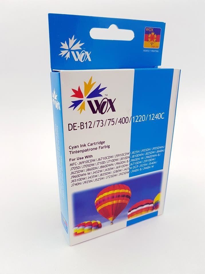 Tusz THI Zgodny Tusz Cyan do BROTHER DCP-J525 DCP-J725 MFC-J825 MFC-J430 MFC-J6510 MFC-J6710 / LC1240 / Niebieski / 20 ml / zamiennik uniwersalny