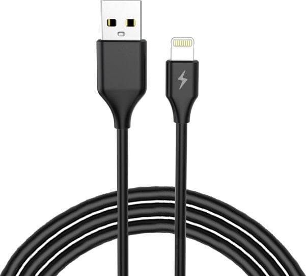Kabel USB Libox USB-A - Lightning 1 m Czarny (LB0067L)
