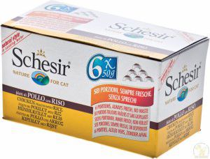 Schesir SCHESIR KOT 6x50g MULTIPAK Kurczak z ryżem
