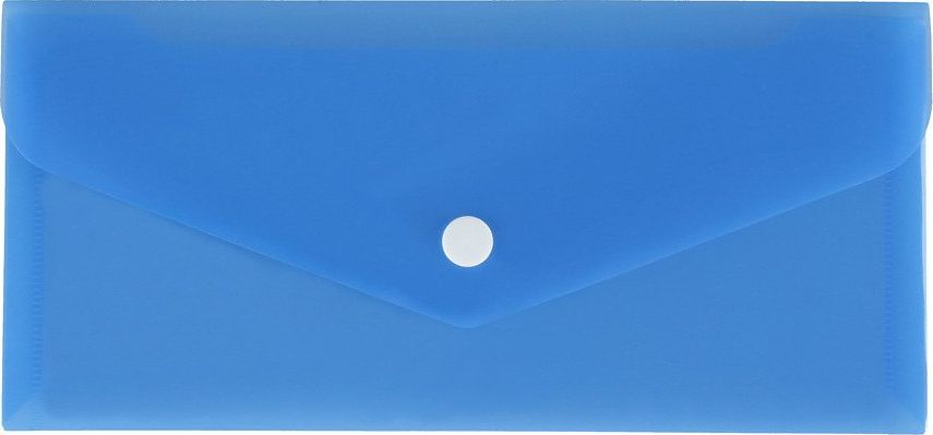 Biurfol Teczka koperta na zatrzask DL 21x9,9 PP niebieska
