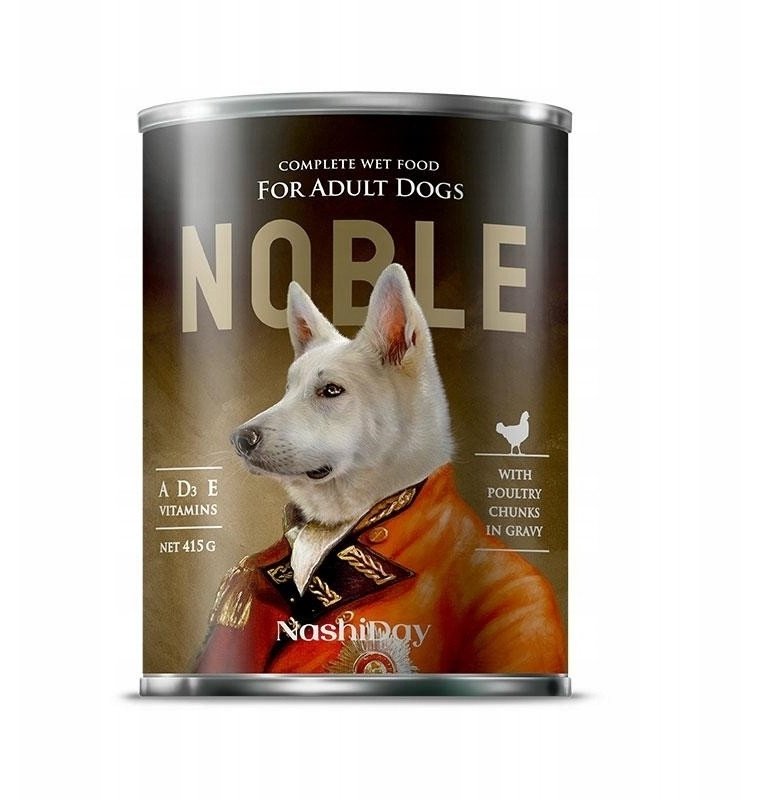 NOBLE DOG 415g DRÓB ( kawałki w sosie ) /24