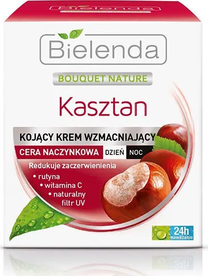 Bielenda Kasztan Krem uszczelniający naczynka na dzień i na noc 50ml