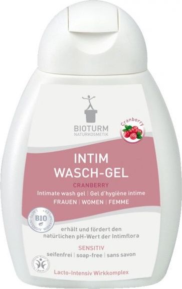 BIOTURM Żel do higieny intymnej Nr 91 z bio-serwatką i bio-żurawiną 250ml