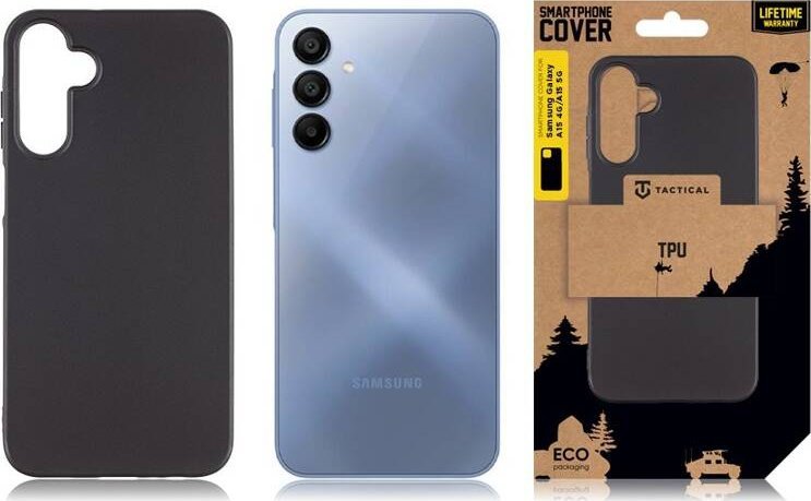 Tactical TPU Cover for Samsung Galaxy A15 4G/ A15 5G Black standard
