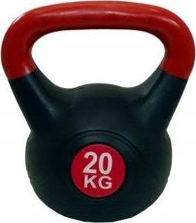 Kettlebell HANTLA KETTLEBELL ODWAŻNIK WINYLOWA 20 KG