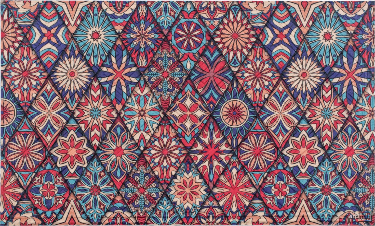 Direct Home and Garden Wycieraczka materiałowa mozaika 45*75 cm