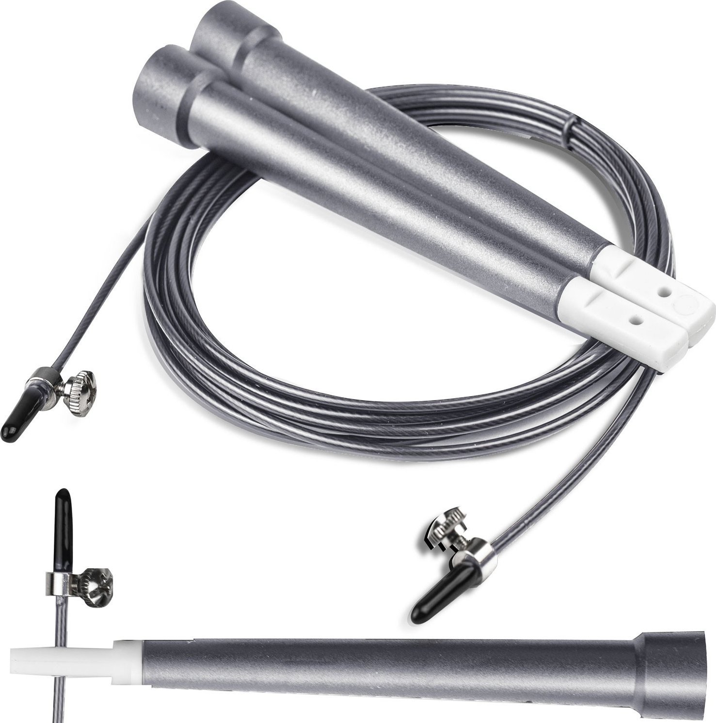 Neo-Sport NeoSport Skakanka do ćwiczeń NS-955 szara