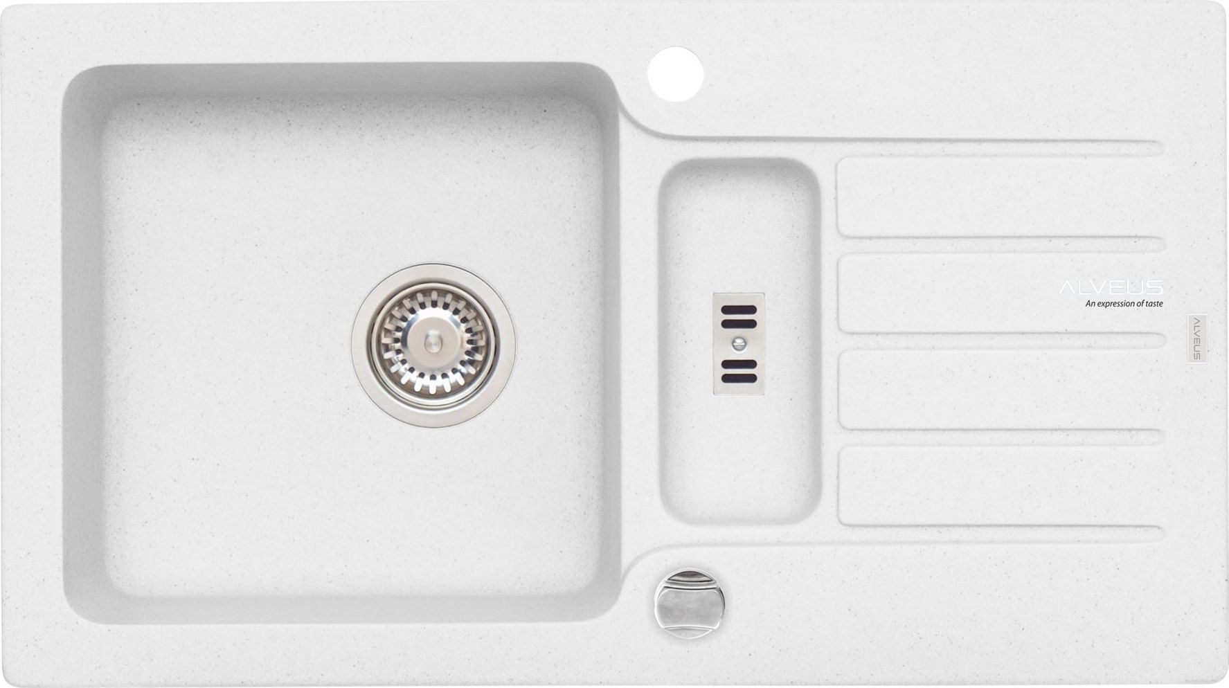 Zlewozmywak Alveus Niagara 70 granitowy biały