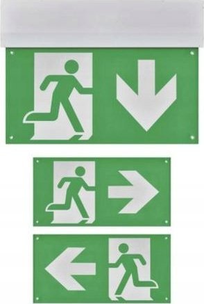 Latarka Emos LED EXIT sign LED 230V AC 3W 30lm 3h. MT EMOS