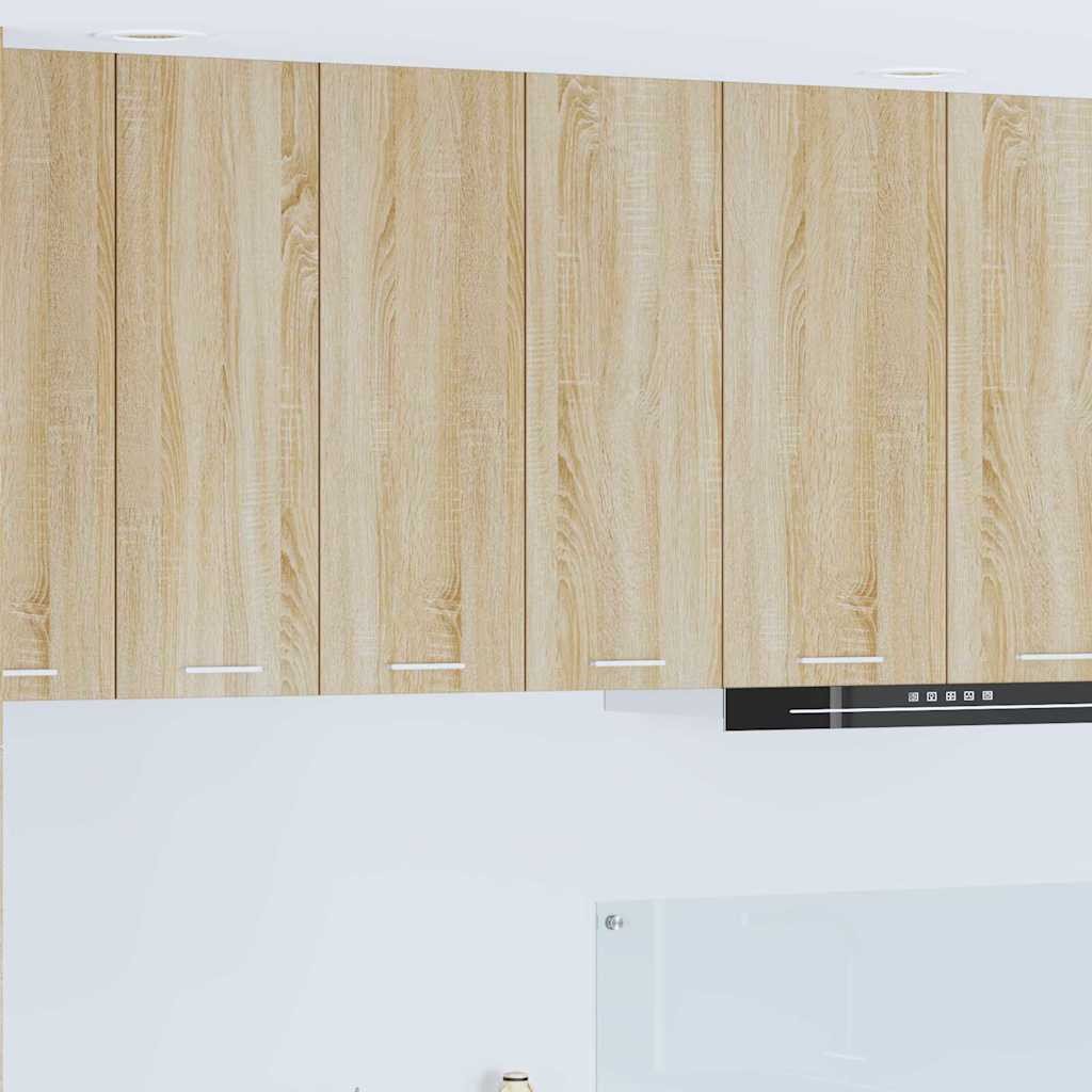 vidaXL Szafka wisząca z półką Riga Dąb Sonoma 60 x 31 x 80 cm