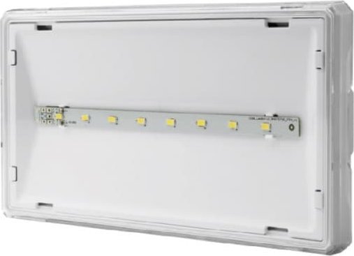 AWEX Oprawa awaryjna EXIT S IP65 ECO LED AT 1W 115lm 1h jednozadaniowa biała ETS/1W/E/1/SE/AT/WH