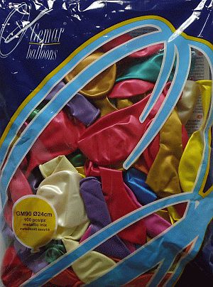 GoDan Go-Balon G90 Metalic MIX 100 sztuk GODAN