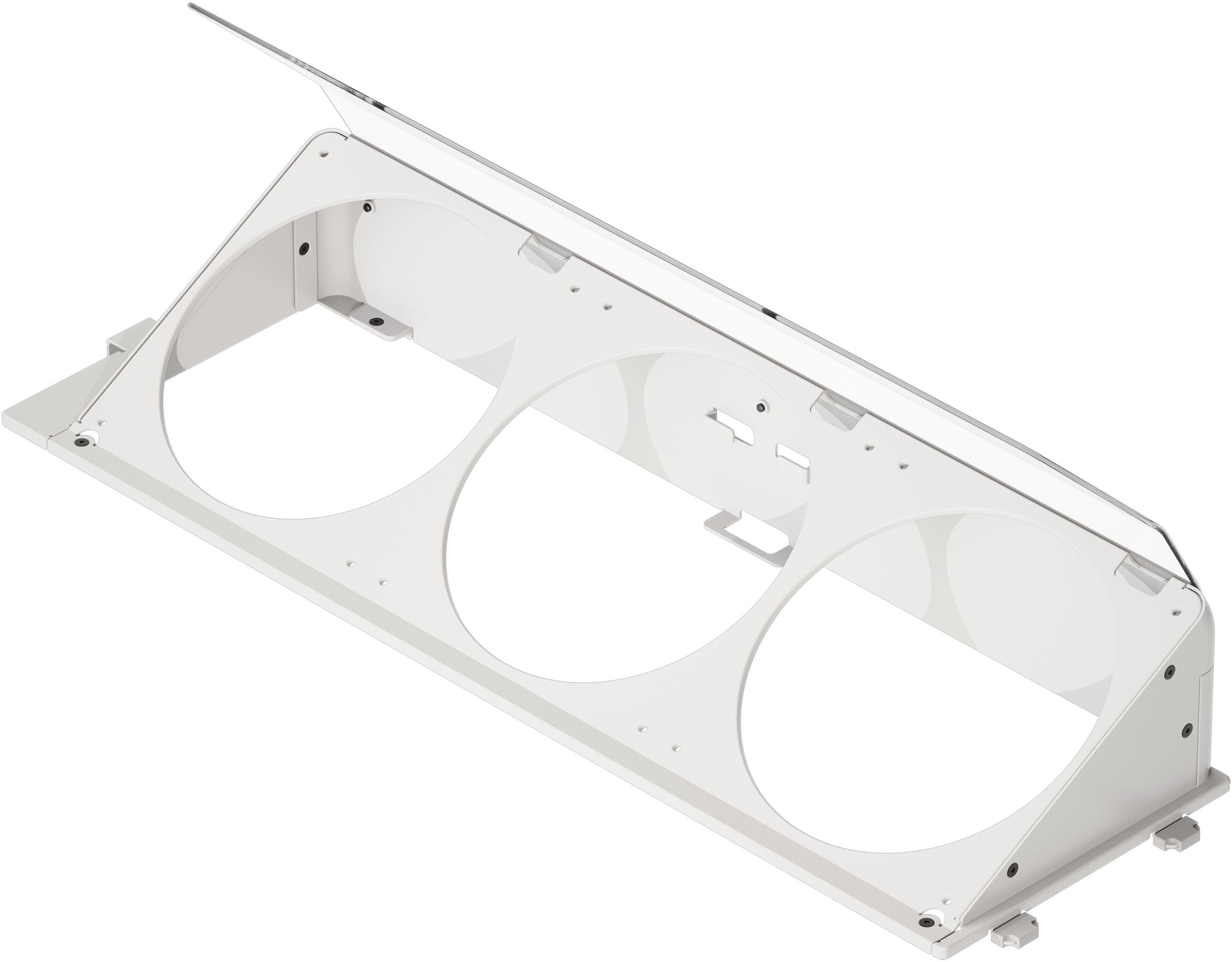 HAVN HS 420 Angled Bottom Fan Bracket - wei