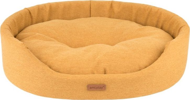 Ami Play AMIPLAY- Legowisko owalne Montana żółte- M
