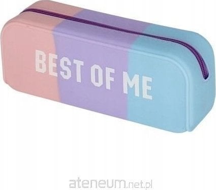 Piórnik Starpak PIORNIK SILIKON 1ZAM TRICOLORE PINK STK PB 24/48