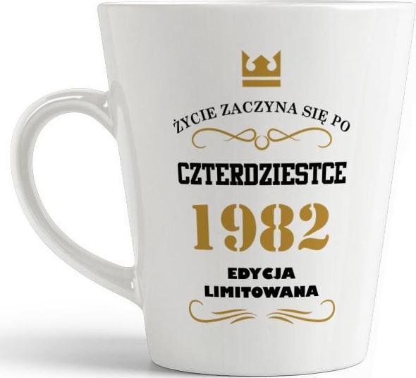 DARKSTORY KUBEK latte 40-TE URODZINY 40 LAT PREZENT