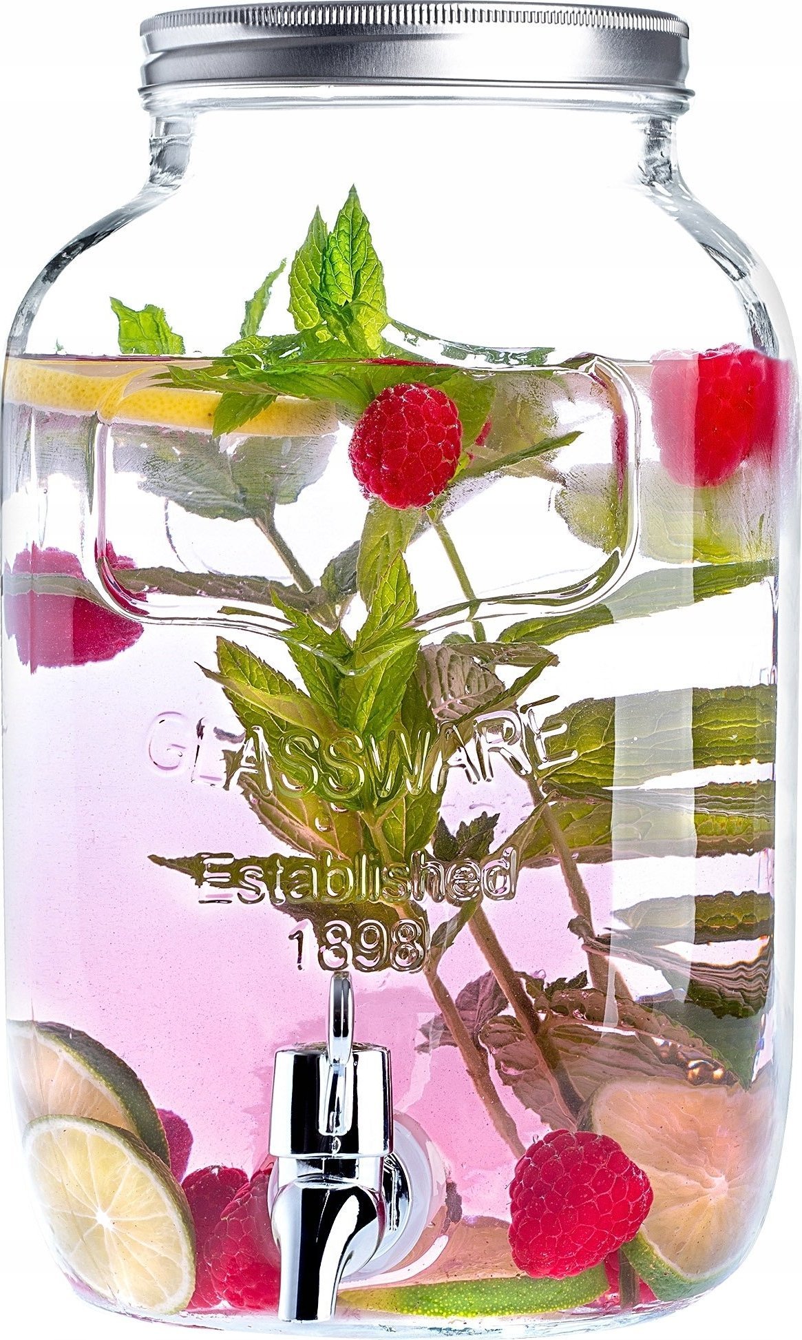 Kadax KADAX Słoik Z Kranikiem 4L Słój Na Lemoniadę Wodę