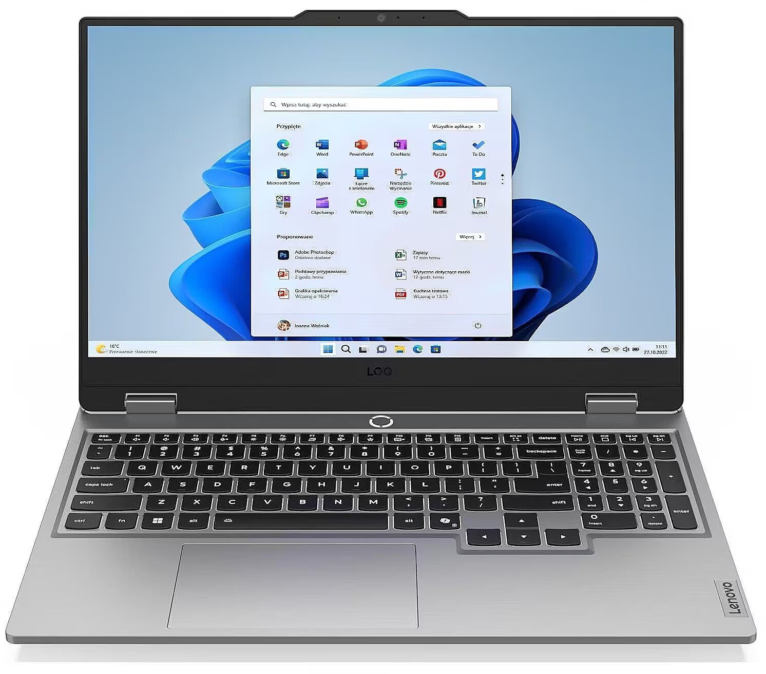 Lenovo LOQ 15 - Core i5-13450HX | 15,6"-144Hz | 16GB | 512GB + 512GB | Win11Home | RTX5060