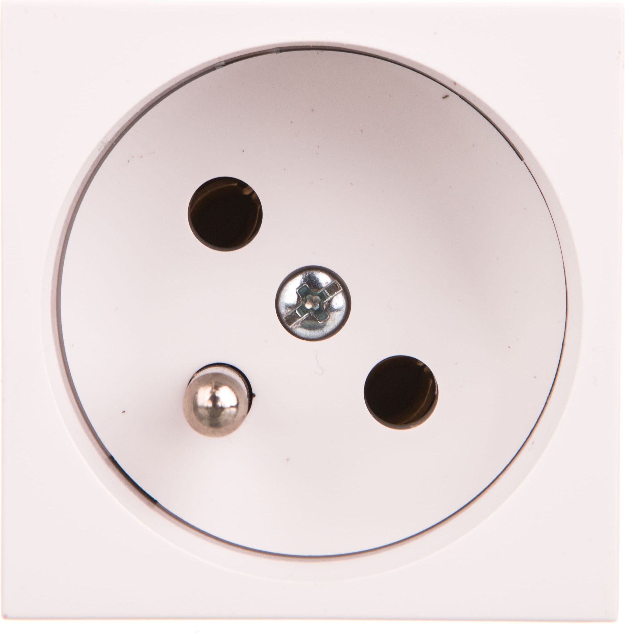 Kopos Gniazdo pojedyncze 16A 2P+Z białe QP 45X45 HB