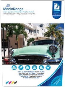 MediaRange MediaRange Foto Papier hochglänzend DIN A4 180g 50 Blatt