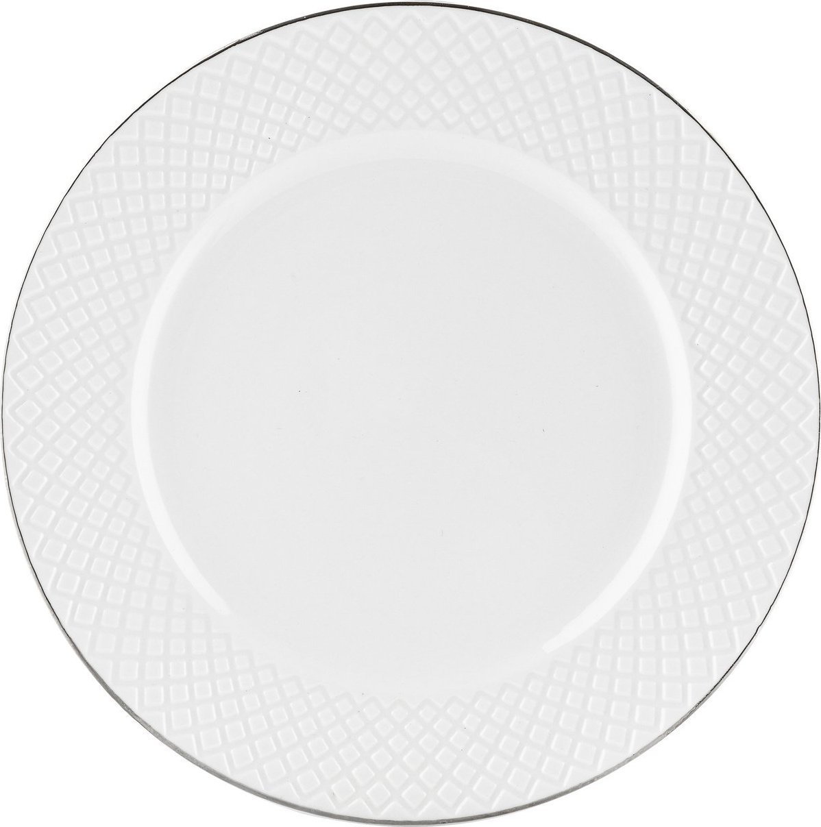 Florina Talerz deserowy Florina Tiffany Platinium 20 cm