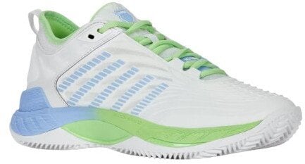 Tennis shoes for ladies K-SWISS HYPERCOURT SUPREME 2 CLAY white/green EU37