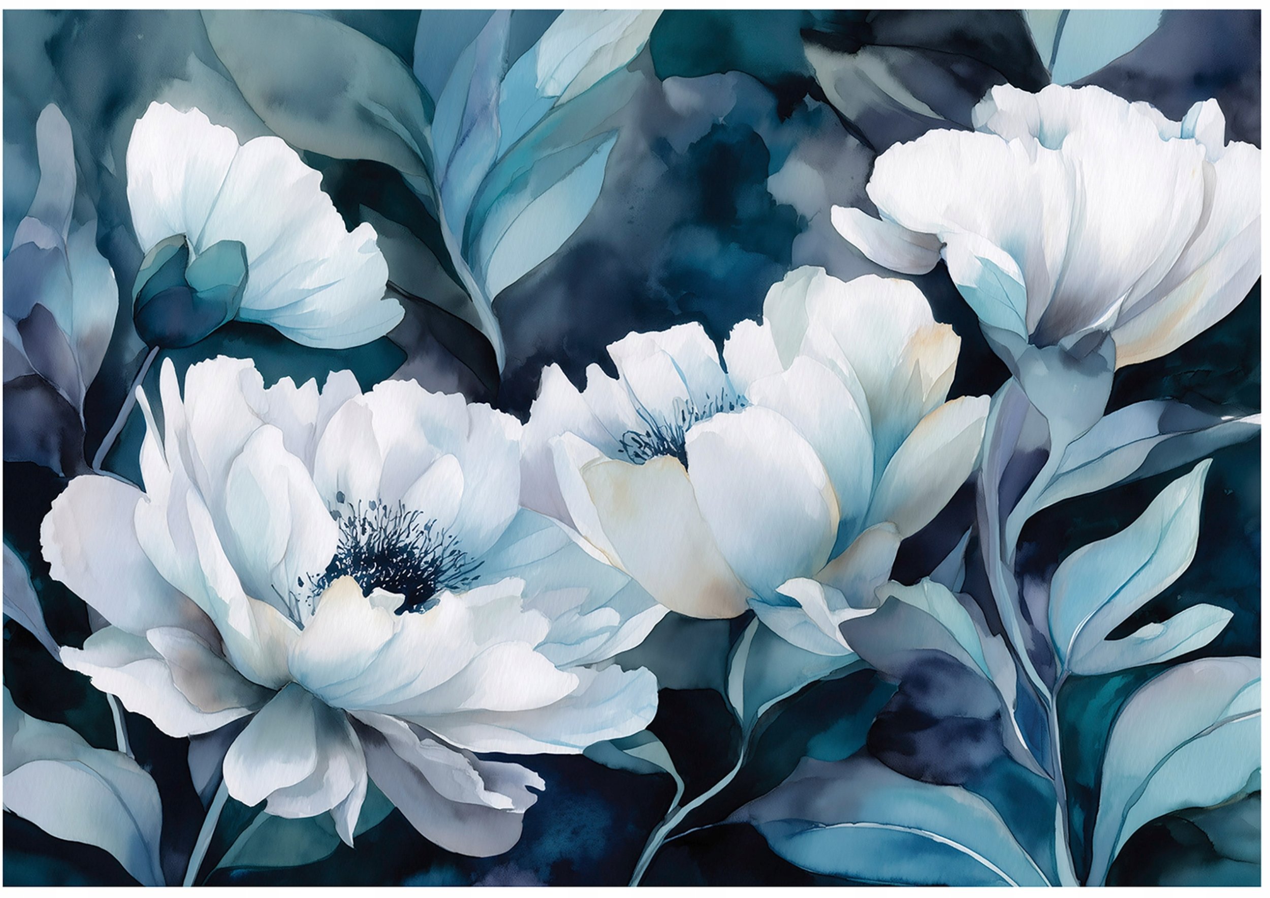 Fototapeta Na Flizelinie Kwiaty Abstrakcja Do Sypialni Salonu 400x280