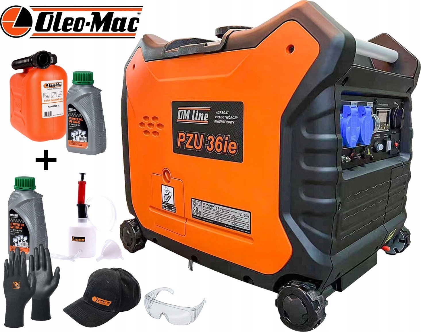 Agregat Sourcing OLEO-MAC GENERATOR INWERTOROWY PZU 36ie 3,0 KW