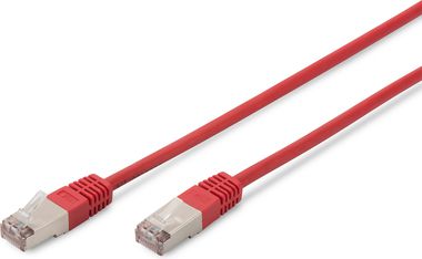Digitus Patchcord CAT 5e, SF/UTP, 10m, czerwony (DK-1531-100/R)