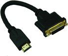 Adapter AV MicroConnect HDMI - DVI-D czarny (DVIHDMI15CM)