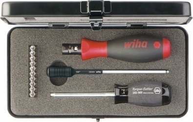Wiha Wiha torque screwdriver set TorqueVario-S (black/red, 14 pieces, 0.8 - 5Nm)