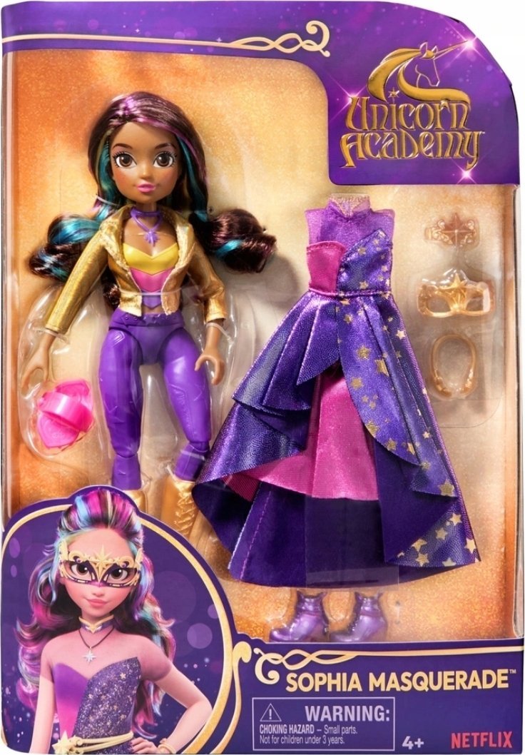Spin Master Spin Master Unicorn Academy - Deluxe Masquerade Ball Sophia, Doll