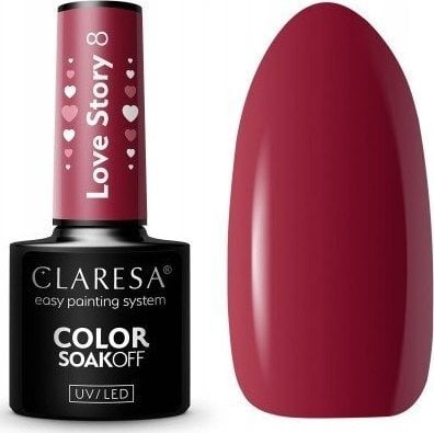 Activeshop CLARESA Lakier Hybrydowy LOVE STORY 8 - 5g