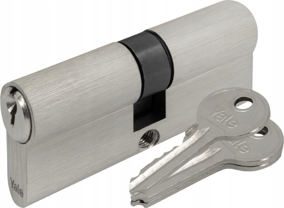 LOB Wkładka do zamka bębenkowa satynowa 30/30 + 3 klucze