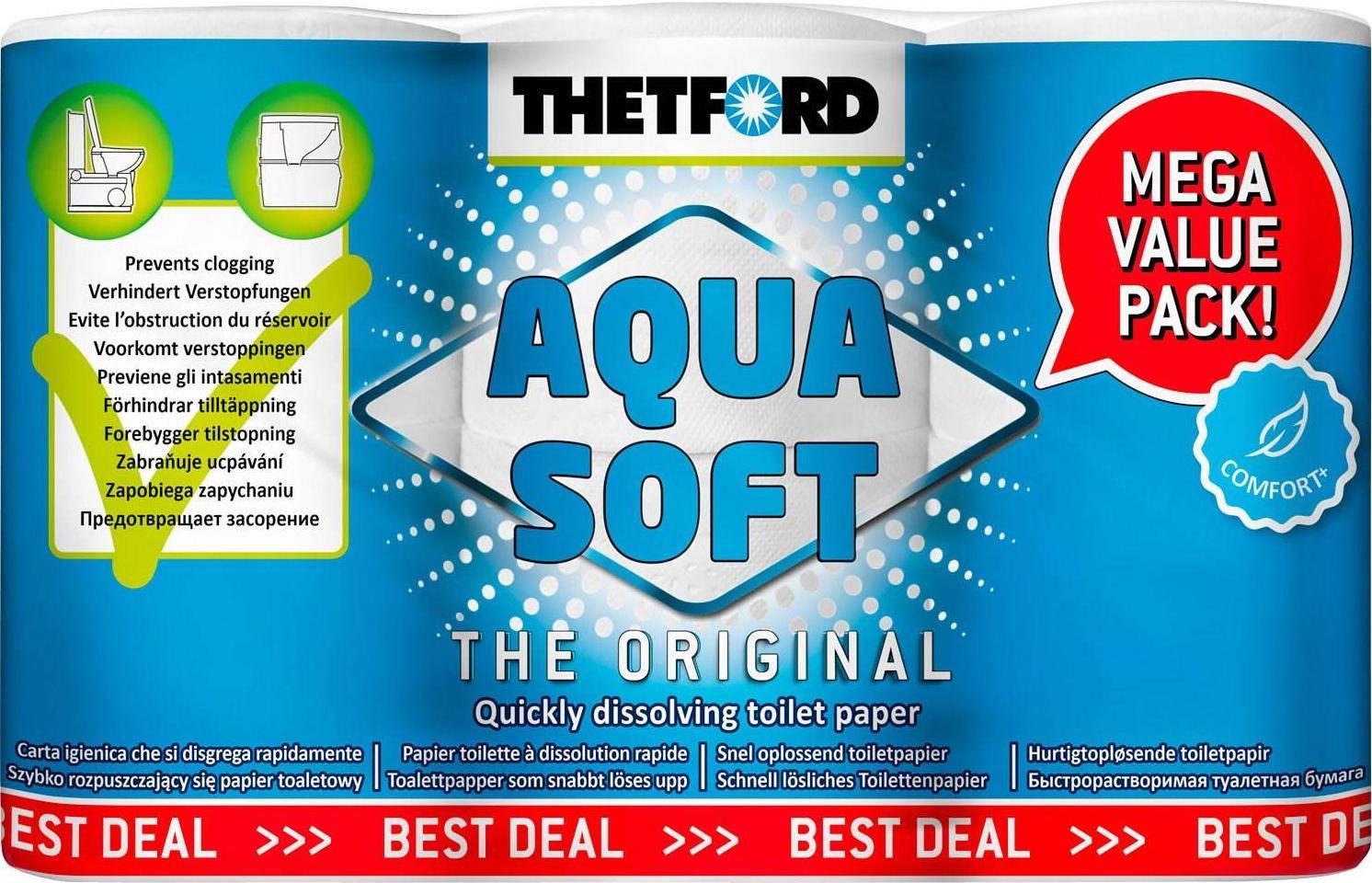 Thetford Papier toaletowy Thetford Aqua Soft 6 szt Uniwersalny