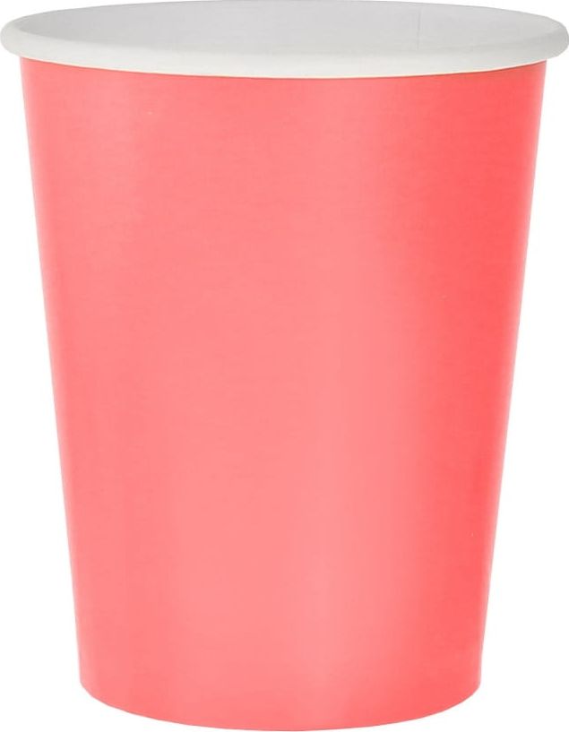 GoDan Kubeczki papierowe różowe 270 ml 14 szt. Godan