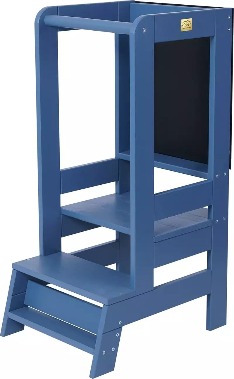 MeowBaby MeowBaby Kitchen Helper z Tablicą Drewniany Pomoc