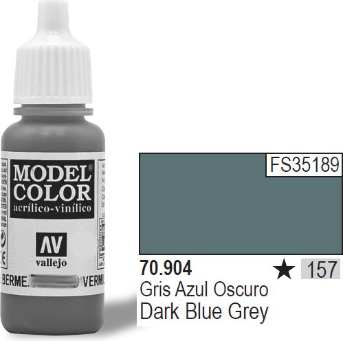 Vallejo Farba Nr157 Dark Blue Grey 17ml - 70904