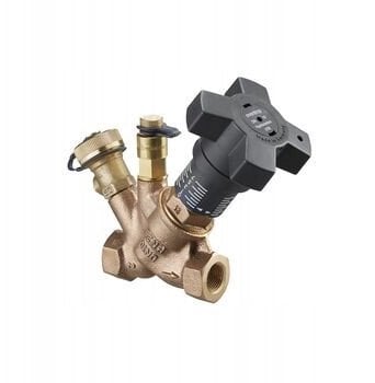 Hydrocontrol VTR, zawór równoważący, DN 25, 1GW, brąz, z zaworem pomiarowym i zaworem kulowym