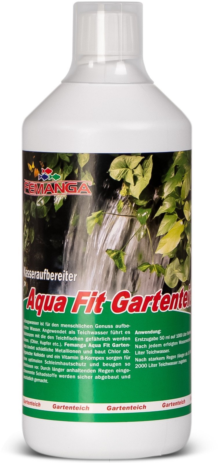 Femanga, Aqua Fit Gartenteich, Uzdatniacz wody do oczka wodnego, 1000ml