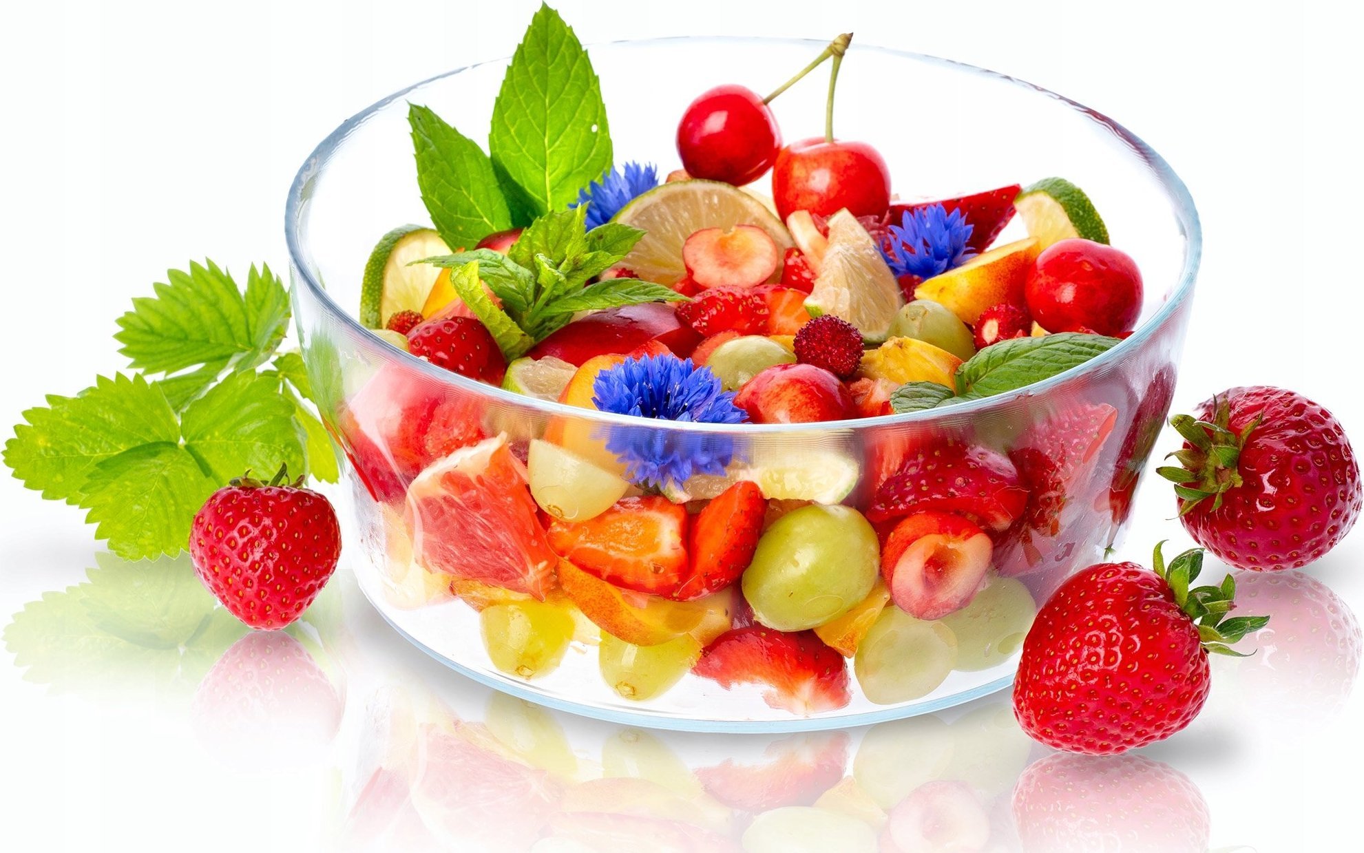 Kadax Salaterka Szklana Miska Misa Na Sałatkę Owoce 19cm