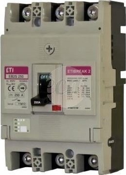 Eti-Polam Wyłącznik mocy 3P 250A 16kA /bez regulacji/ EB2S 250/3LF 004671813