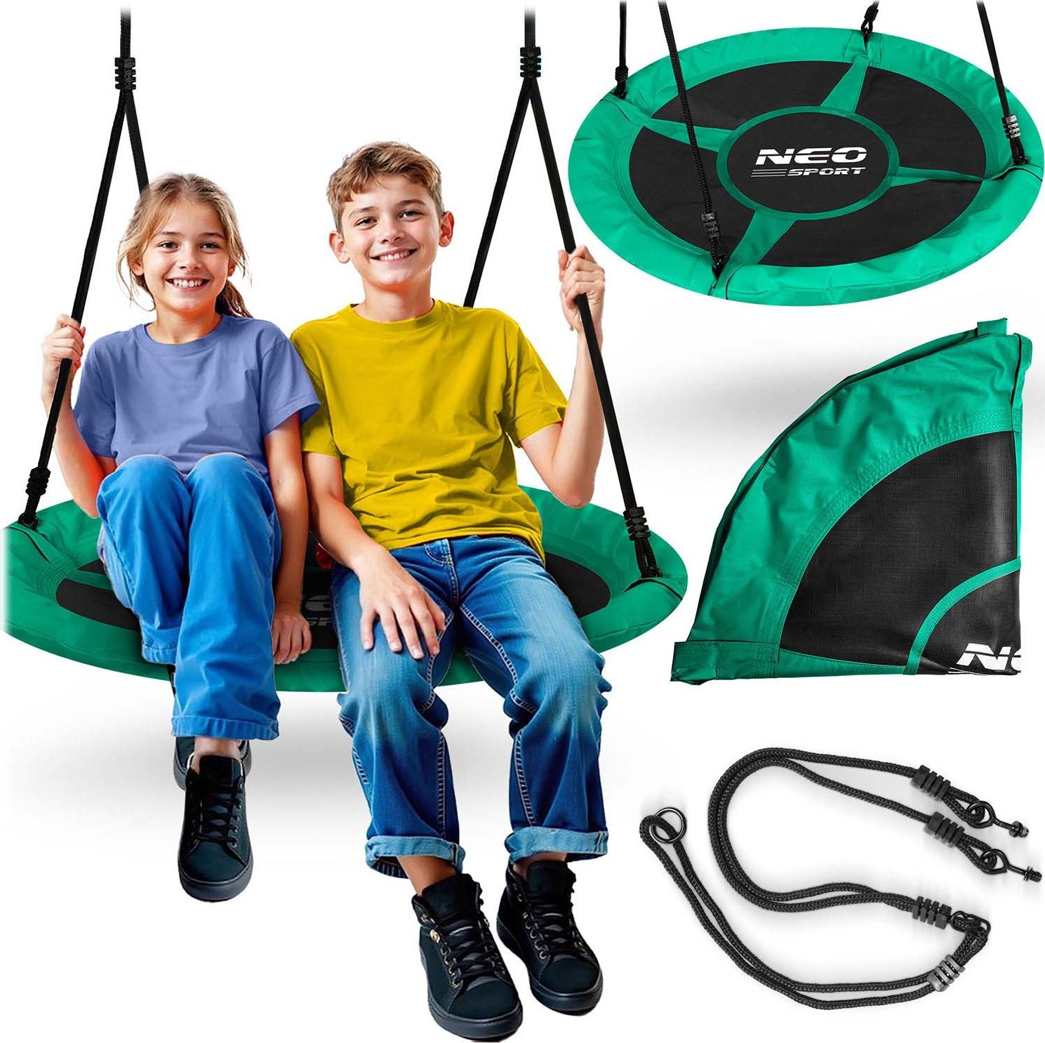 NeoSport Huśtawka bocianie gniazdo Swingo 100 cm