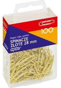 Grand Spinacze złote 28 mm, 100 szt. (167480)