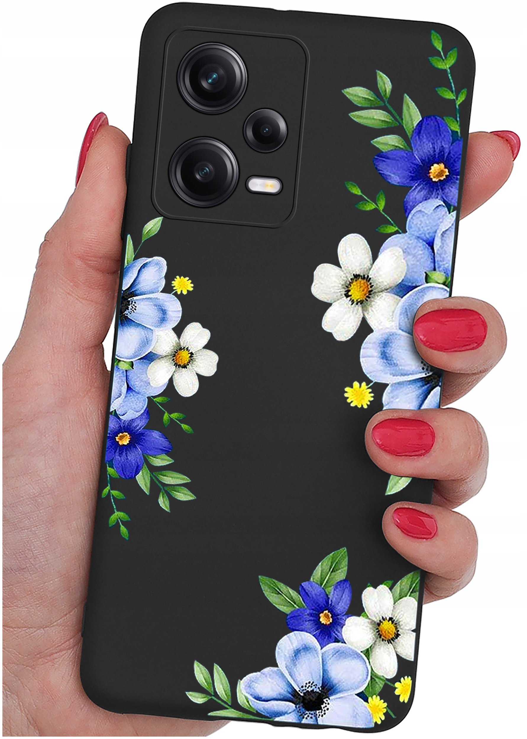 ETUI do Xiaomi Redmi Note 12 5G |Poco X5 5G | WZORY | SILIKONOWE MATT SZKŁO