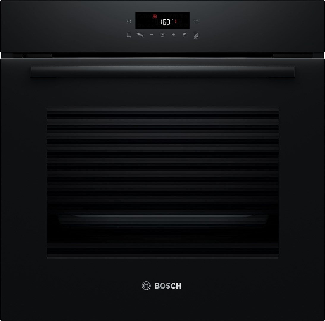 Piekarnik BOSCH HBA571BB4 + prowadnice teleskopowe 1 poziomowe BOSCH HEZ538000