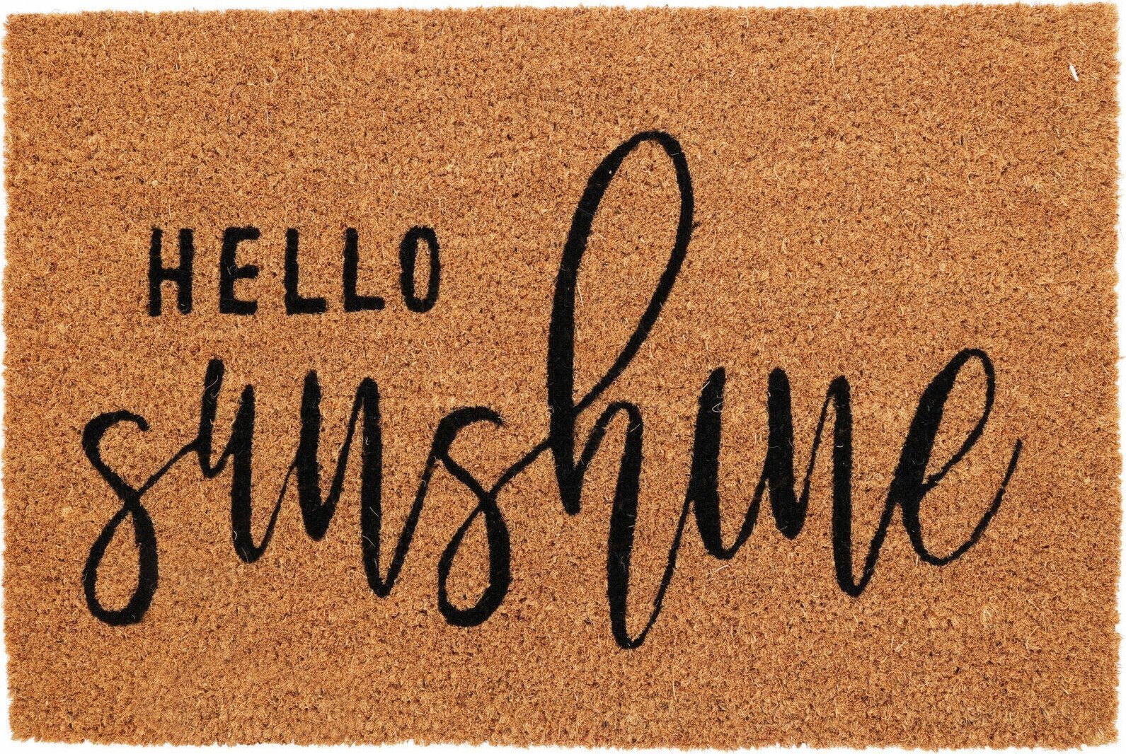 Wycieraczka z włókna kokosowego, 59 x 39 cm