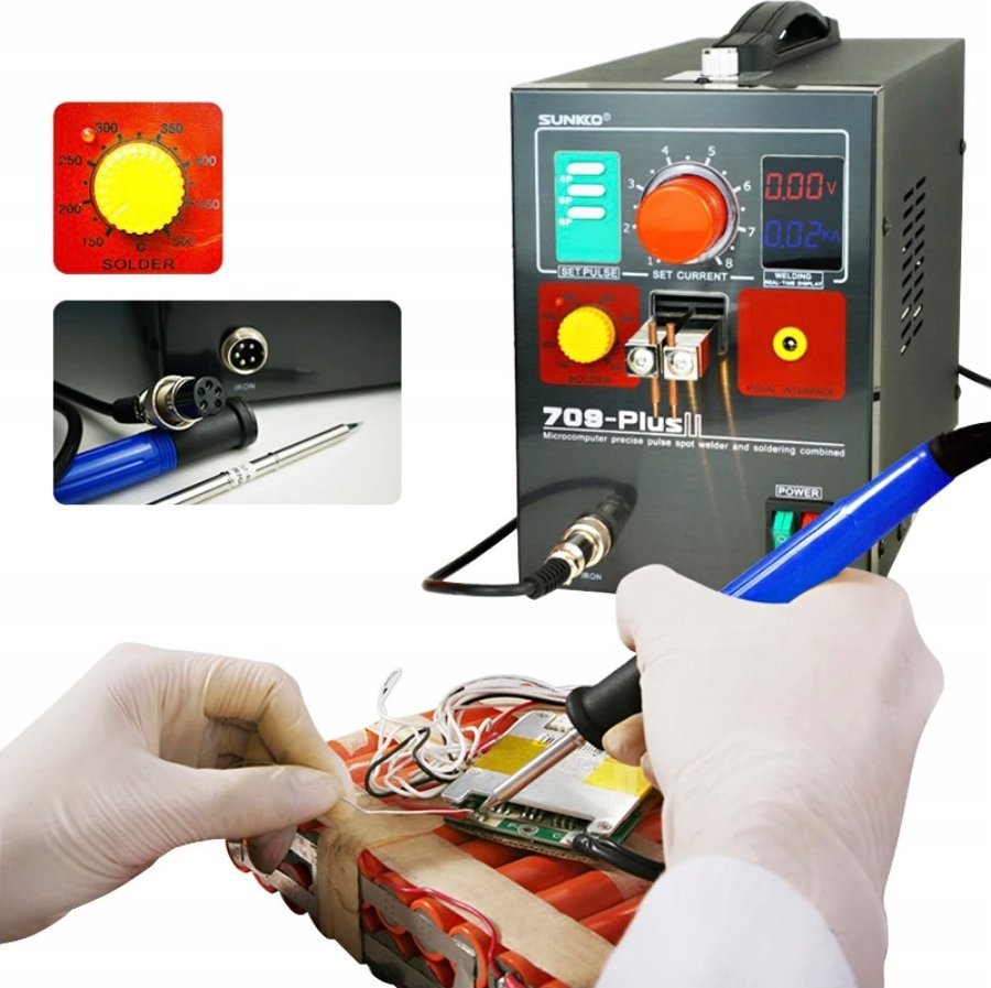 Rosfix SPAWARKA ZGRZEWARKA IMPULSOWA PUNKTOWA OGNIW LUTOWNICA T12 SUNKKO 709 PLUS